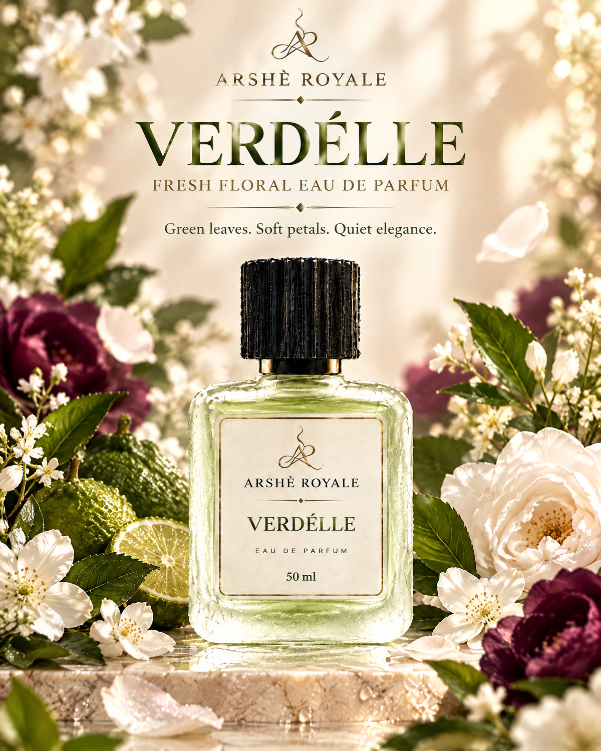 VERDÉLLE Fresh Floral Eau de Parfum — 50 ml | Arshè Royale